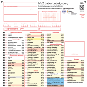 Muster Laborauftragsschein Selbstzahler