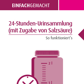 24-Stunden-Sammelurin (mit Zugabe von Salzsäure)