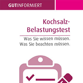 Kochsalzbelastungstest